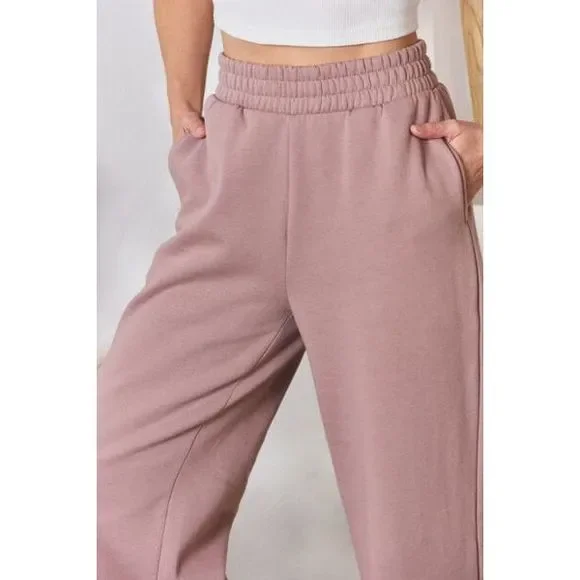 RISEN High Waist Slit Wide Leg pants - Picture 7 of 7